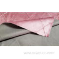 Polyester Plaid Dutch Velvet Fabric for Sofa